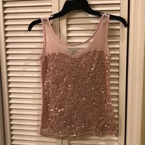 Pink Charlotte Russe sequin top